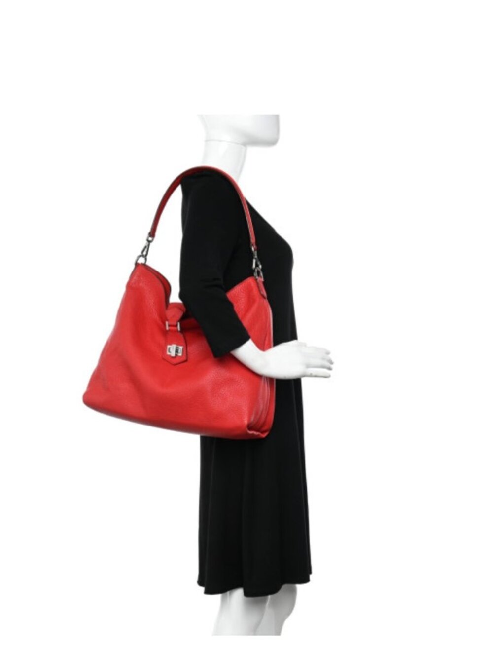 Fendi Lock Oversized Tote Bag